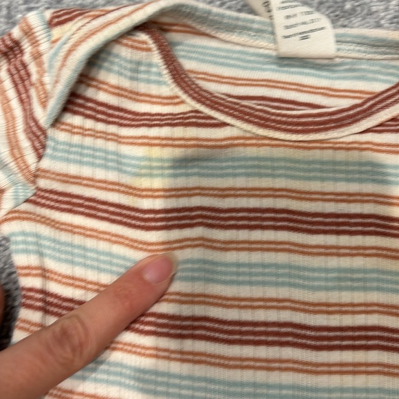 Kate Quinn ribbed footie and hat - Picture 3 of 5